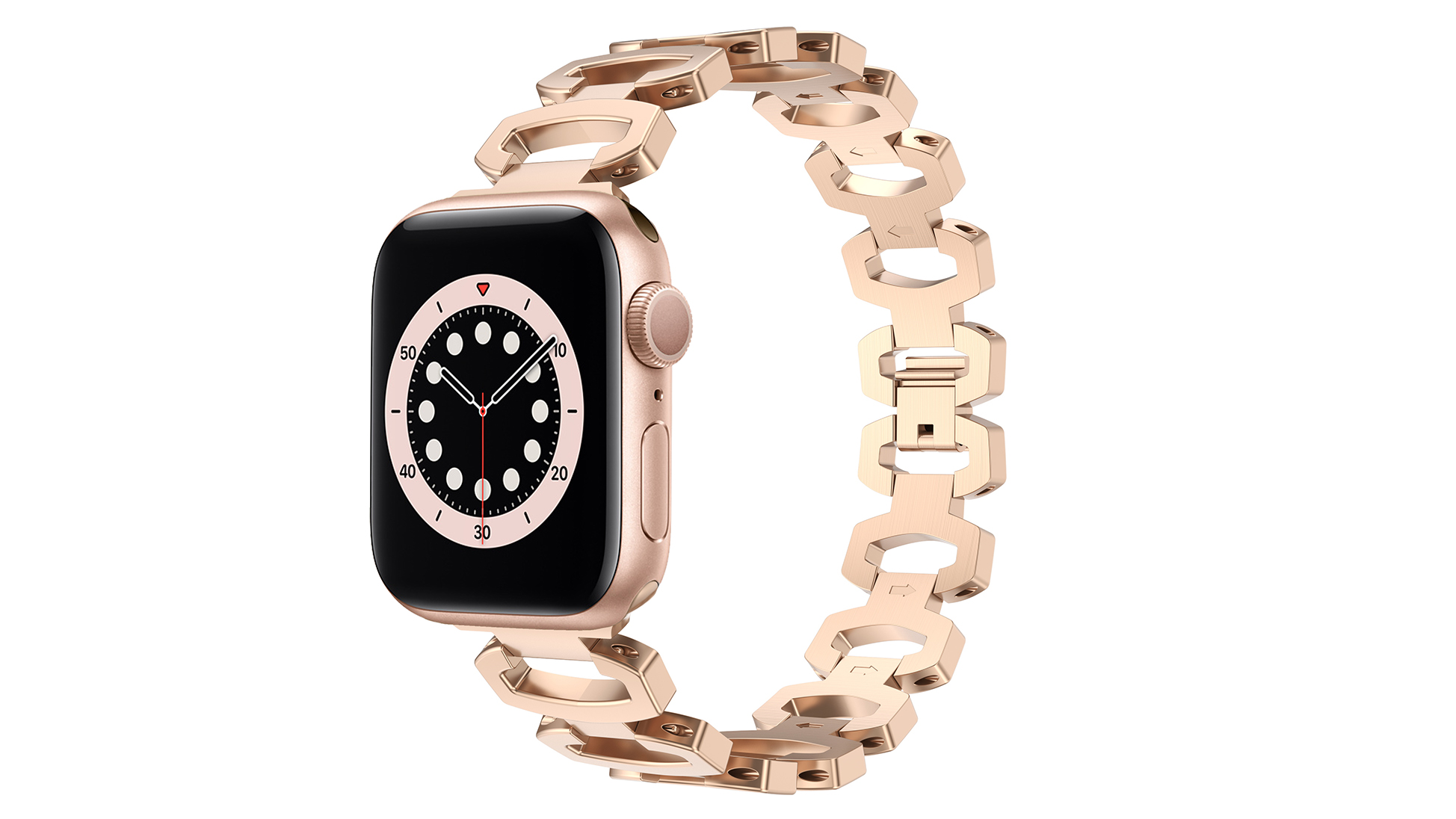 Fashion Jewelry clasp Apple stainless steel strap