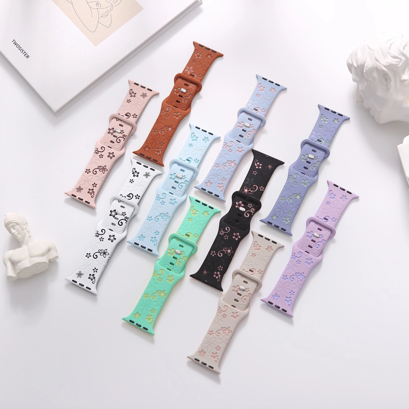 silicone apple watch bands