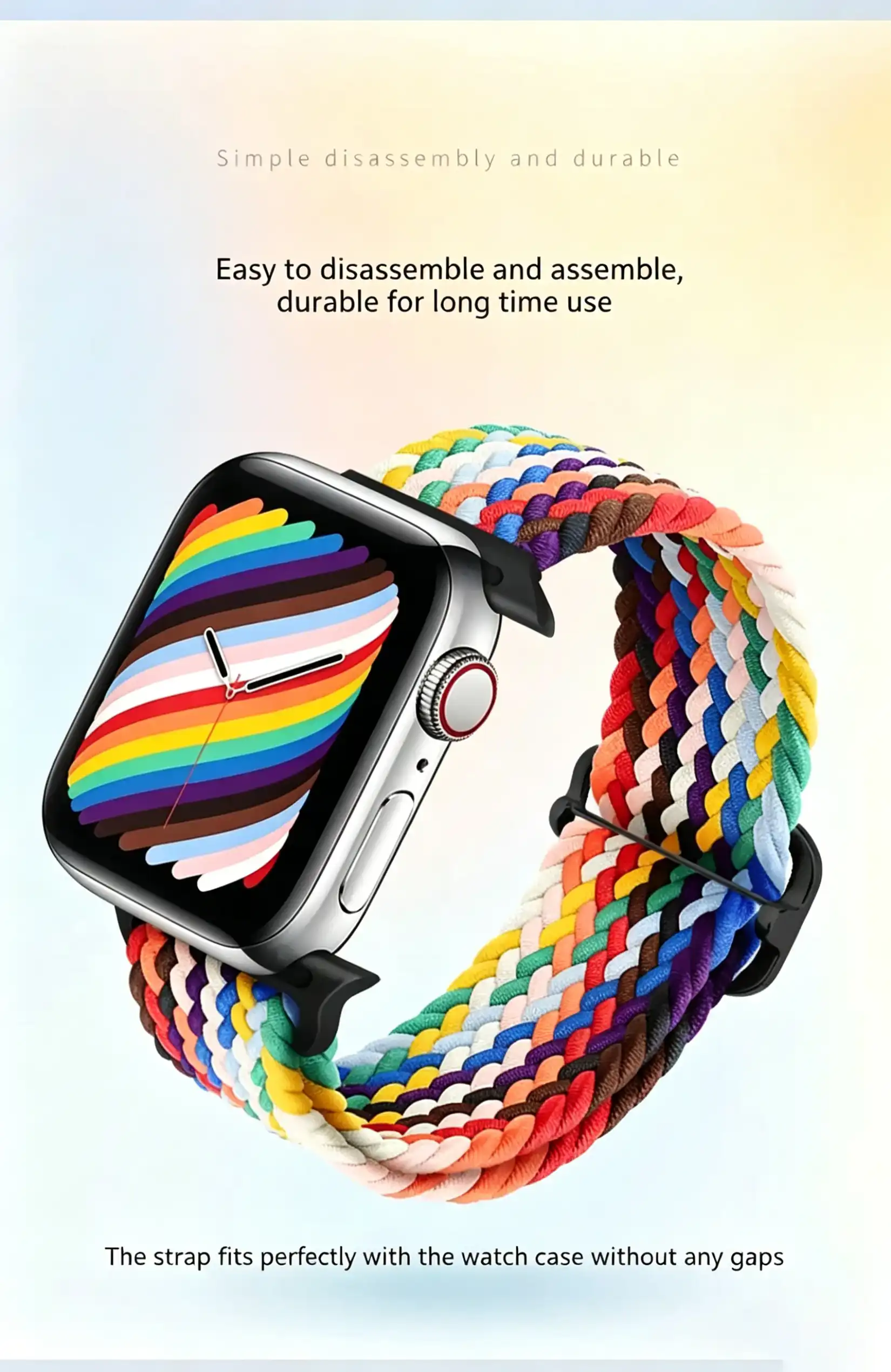 Close-up of premium braided nylon watch bands showing the tight weave and high-end texture.